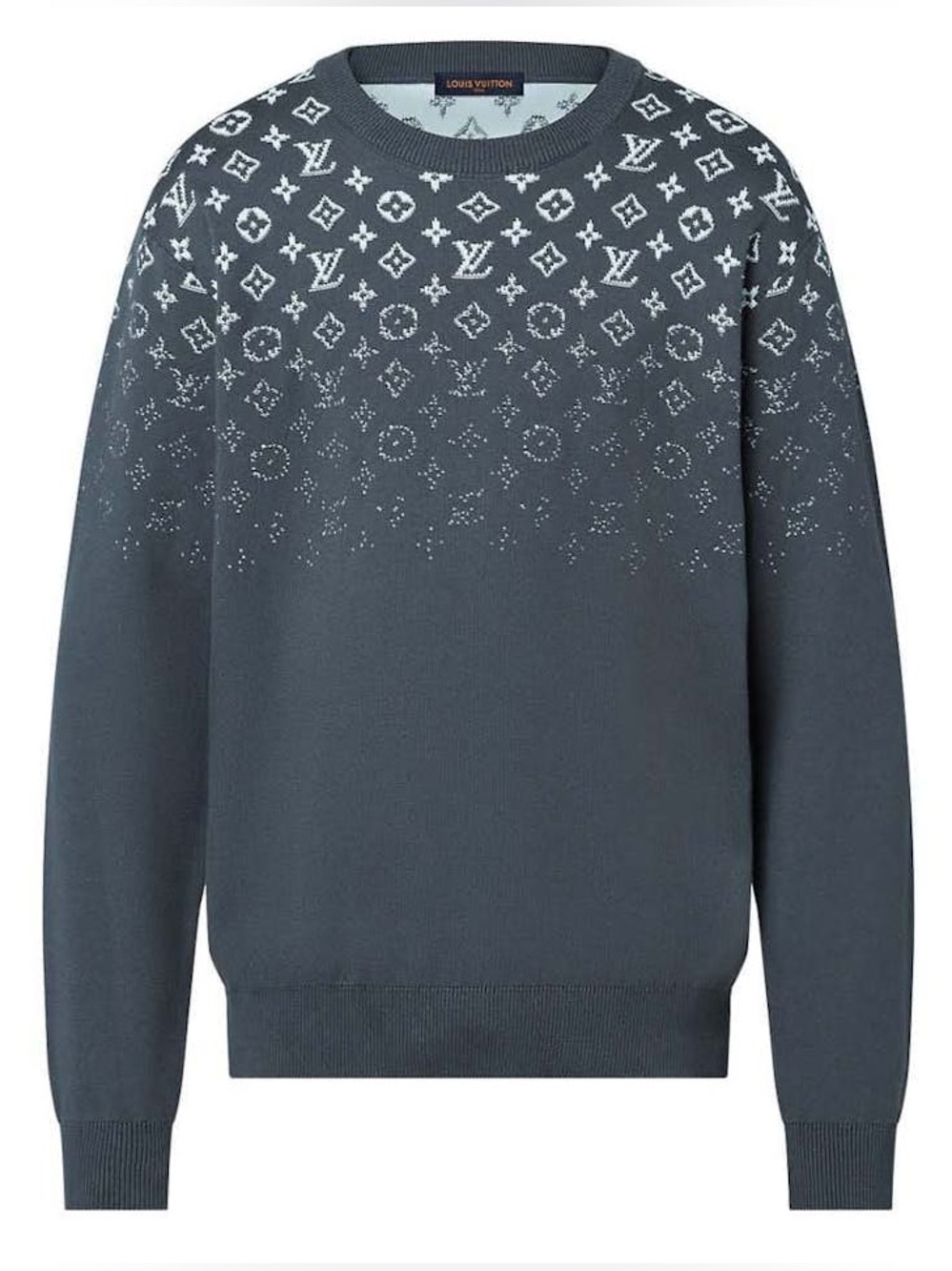 Louis Vuitton Gradient Cotton Crew Neck Sweater